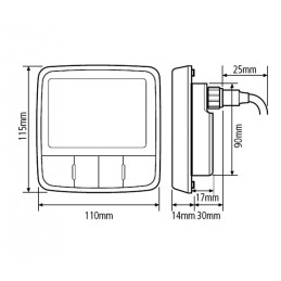 Raymarine i60 Wind Display Digitale E70061 RYE70061