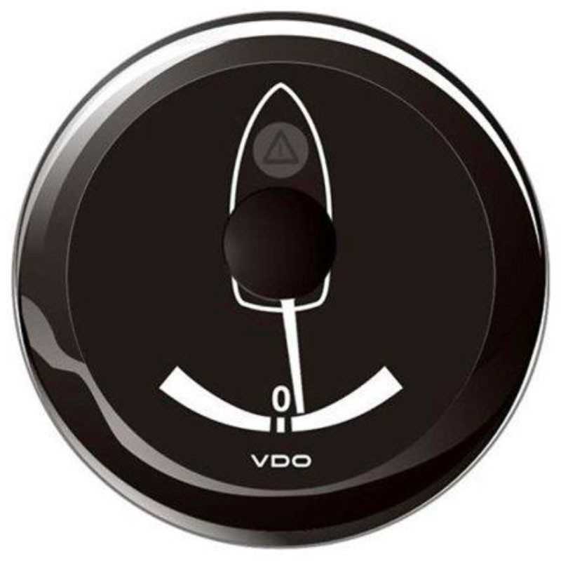 VDO Indicatore angolo di barra 3/180Ohm 12/24V 52mm Nero ViewLine