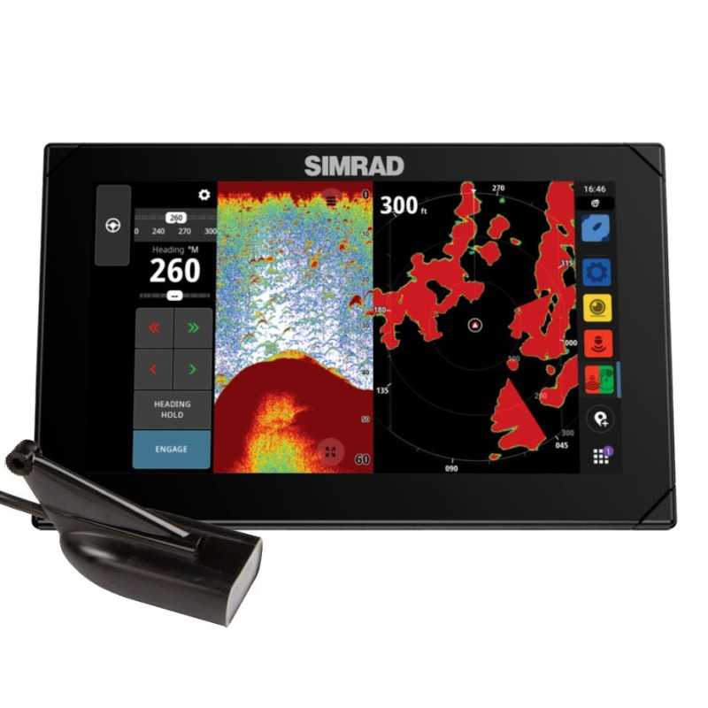 Simrad Chartplotter NSX 3009 M/H HDI XDCR ROW 000-15375-001 62600123