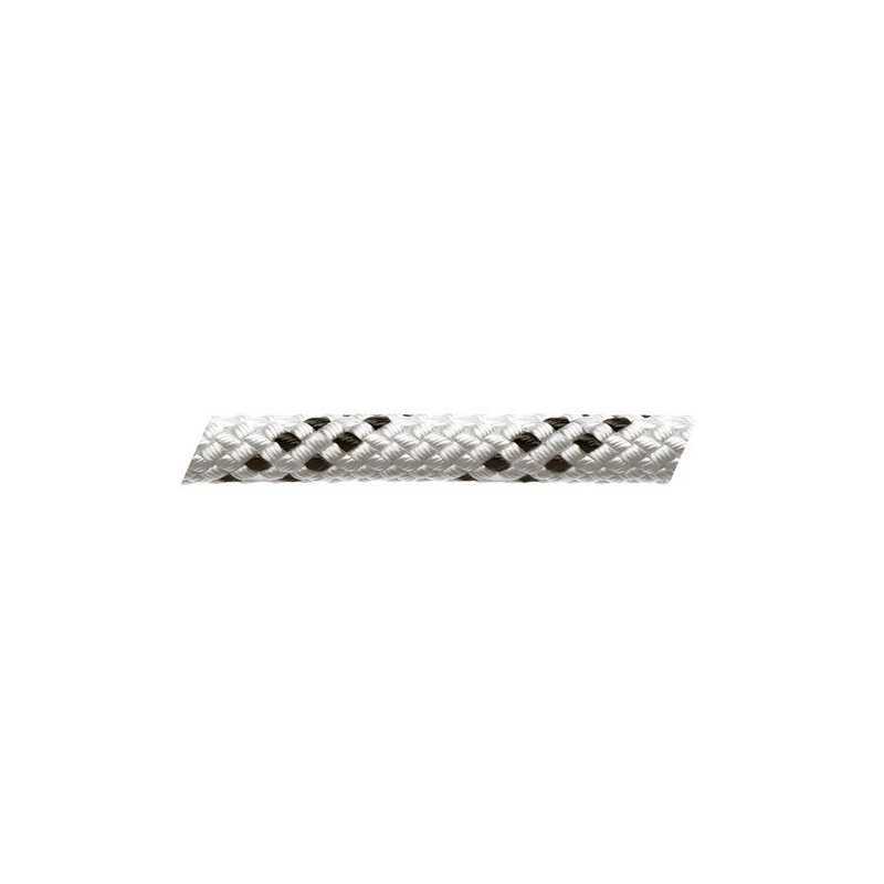 Marlow Braid Fleck Bianco con Segnalino Nero Ø 12mm Bobina da 200mt