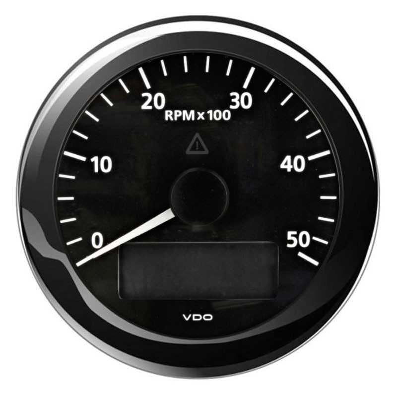 VDO Contagiri 5000 RPM 12/24V 85mm Nero ViewLine OS2758002