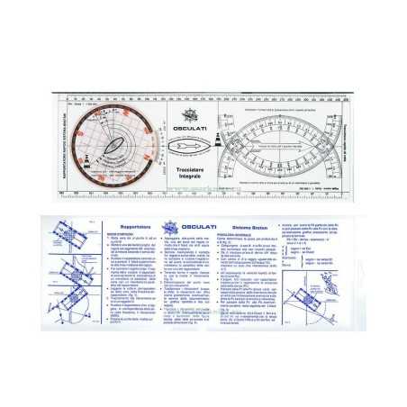 Regolo-rapportatore Tracciatore Integrale 350mm OS2614285