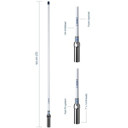 Scout KS-62 Antenna Omnidirezionale VTR 2.4GHz 10dBi 90cm Fast Fit