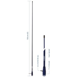 Scout KS-22 Blue Line Antenna VHF 3dB 150cm con cavo RG 58 5m