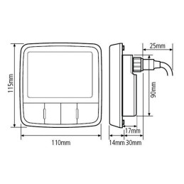 Raymarine i60 E70150 Wind Pack Trasduttore cavo 30mt E70150 RYE70150