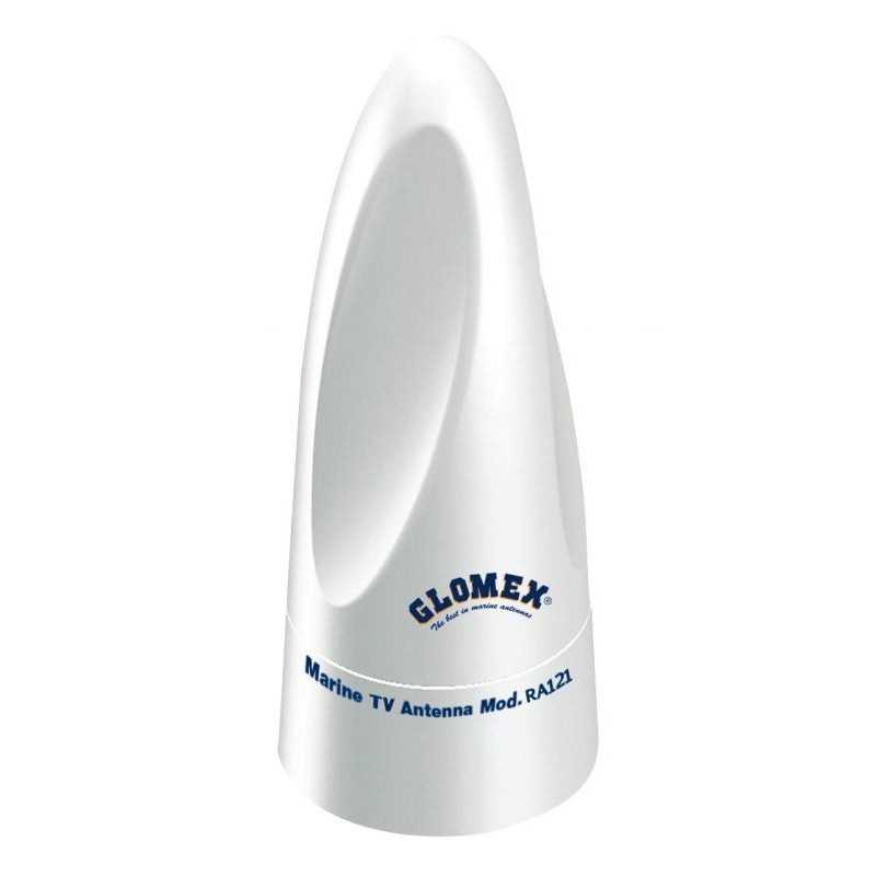 Glomex Antenna VHF RA121 Compact Dome 10cm Altezza 21cm MT5637055