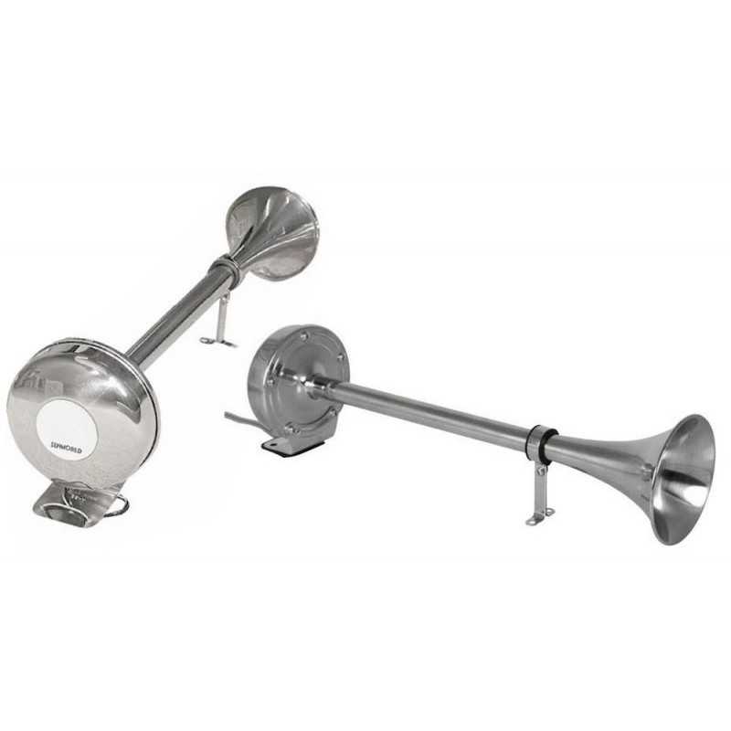 Tromba a membrana In acciaio inox e ABS Cromato Singola 12V OS2145203