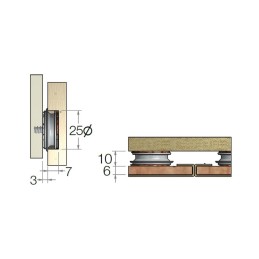 Centratore per allineare i due componenti OS1046004