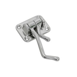 Porta abiti a 2 becchi in acciaio inox Base 38x53 mm OS3831300