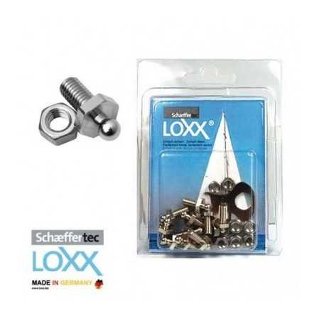 Blister 10pz viti M5 da 10 mm con dado Loxx Tenax MT3214294