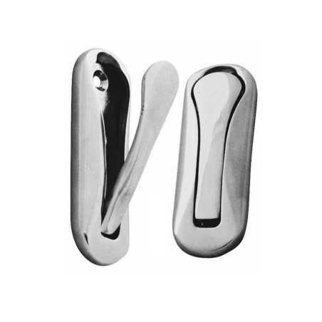 Gancio appendiabiti a scomparsa in Acciaio Inox 80x25mm MT0335605