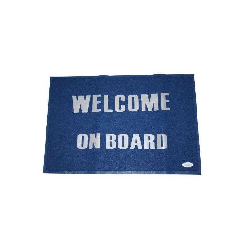 Tappeto Welcome on board Blu 60x90cm LZ57198