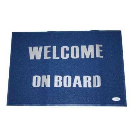 Tappeto Welcome on board Blu 60x90cm LZ57198