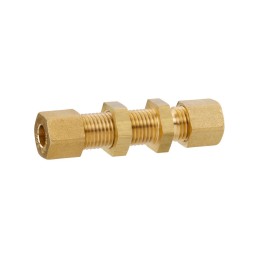 Raccordo M5 Tipo Passaparatia Collegamento femmina 8+8 mm DIN 8434-1