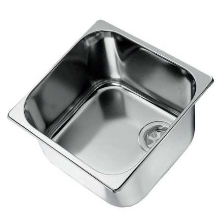 Lavello rettangolare inox 325x350x150mm Senza piletta N43537204896