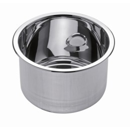 Lavello tondo in acciaio inox 290xh125mm N43537204892