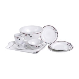 Set 6 scodelle colazione antiscivolo 15cm Ancor Line OS4844406