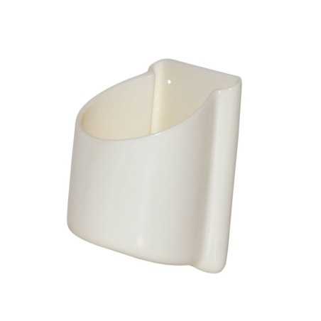 Portabicchiere in PVC a parete Bianco OS4843007