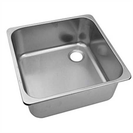 Lavello rettangolare Inox 175x325x150mm Senza piletta OS5018724