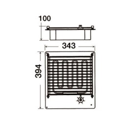 Barbecue elettrico compatto 220V 1500W OS5038200