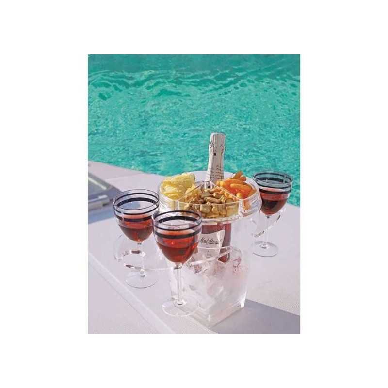 Marine Business Secchiello champagne con portabicchieri/snack 20x24,5c