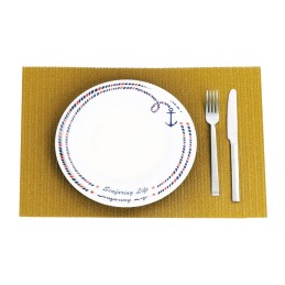 Set tovagliette Color Sabbia 4 sottopiatti + 4 sottobicchieri