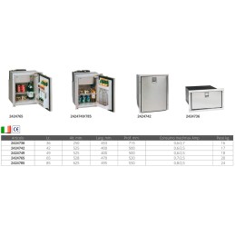 Frigorifero Cruise Capacità 36Lt 12/24V 250x453x715mm FNI2424736