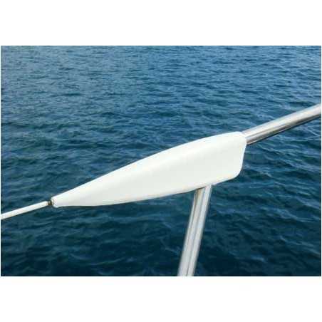 Coppia Copri Draglie Sail Defender 32x7x4,5cm Bianco MT3840054