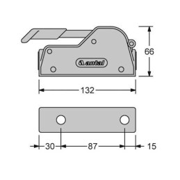 Stopper Antal V-GRIP Cima 8-12mm Doppio MT3707121