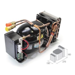 Vitrifrigo Unità Refrigerante ND50 OR-V 12-24V e Giunti rapidi