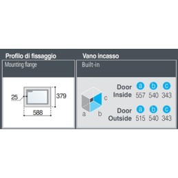 Vitrifrigo C30BT Congelatore ad Incasso 30L Unità Esterna 12/24Vdc 38W