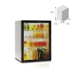 Vitrifrigo C60PV Frigobar a compressore 60lt 220/240Vac Hotel Ufficio