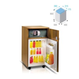 Vitrifrigo C 420 BAR Frigobar 40lt con mobile e vano non refrigerato