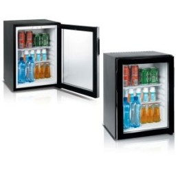 Vitrifrigo HC40V Frigobar 40lt 220/240Vac da incasso con porta a vetro