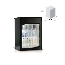 Vitrifrigo C 330 V Frigobar 33lt 220/240V da incasso con porta a vetro