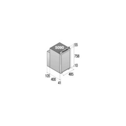 Vitrifrigo VTR5090 DG Frigorifero a Gas Trivalente 90L 12/230V 110W