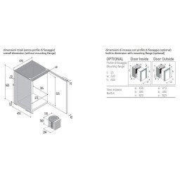 Vitrifrigo C75L Frigo-freezer 75lt 12/24V Unità Esterna senza piastra