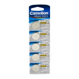 Camelion CR2025 Batterie a bottone al litio 3V 5pz Orologio Pila