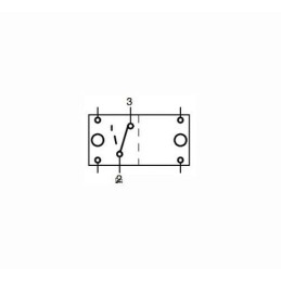 Interruttore Contura II ON-OFF 12V 4 terminali LED rossi 12V OS1419201