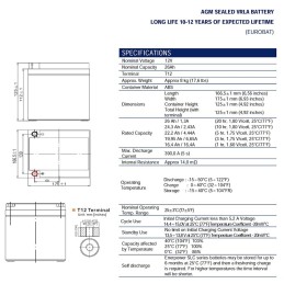 Enerpower SLC 26-12 Batteria AGM 12V 26Ah C20 N150520017702