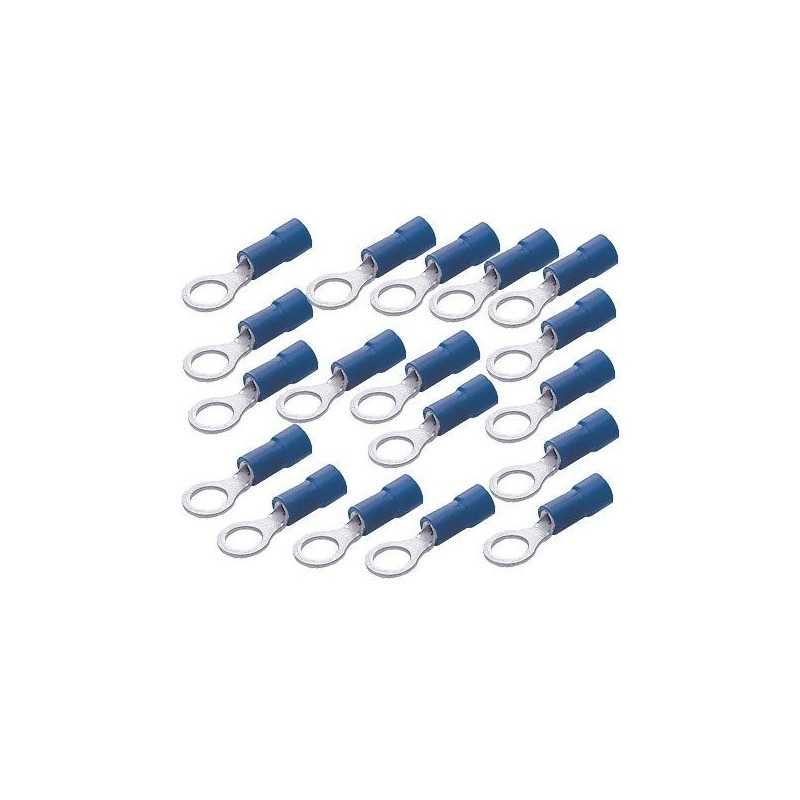 100PZ Terminale blu occhio per Cavo 1,5:2,5mmq Vite 8mm BF-M 8