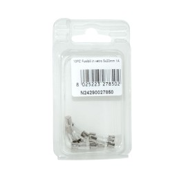 Kit 10 Fusibili in vetro 1A 5x20mm per strumentazione N24290027850