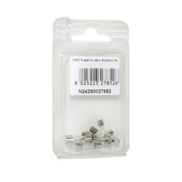 Kit 10 Fusibili in vetro 3A 5x20mm per strumentazione N24290027852