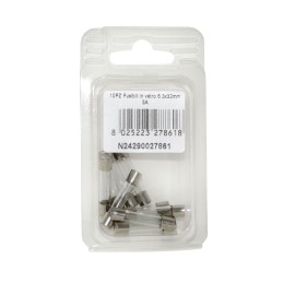 Kit 10 Fusibili in vetro 3A 6.3x32mm per strumentazione N24290027861