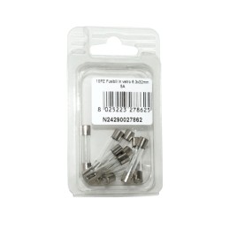 Kit 10 Fusibili in vetro 5A 6.3x32mm per strumentazione N24290027862