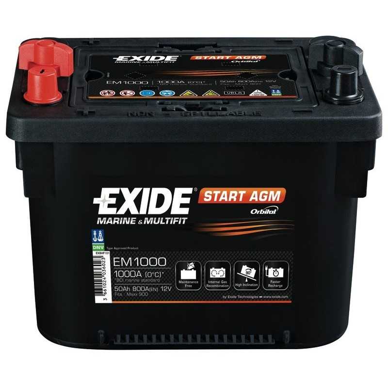 Batterie EXIDE Maxxima per avviamento 12V 50Ah C20 OS1240601