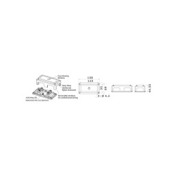 Portafusibili ANL Singolo max 300A 138x69x44,5mm OS1410040