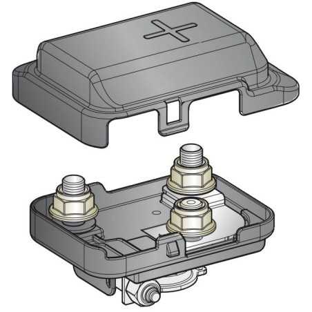 Box di potenza per fusibile mega 80x55x33H mm OS1410038