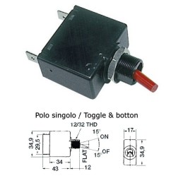 Interruttore magnetotermici 12/24V 5A N51324700940