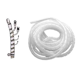 Spirale in polietilene bianco per cablaggi 2-15mm 5mt N50824027642